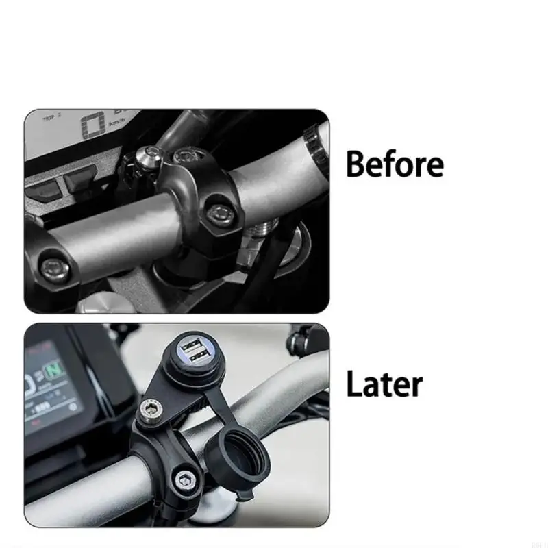 

High Speed 5V 2A USB Charging Socket For R1200GS R1250GS R1250RT Bikes Featuring Industrial Grade Plastic Construction R6FB