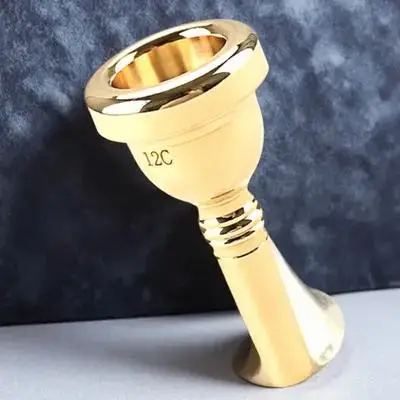 

Trumpet Mouthpiece Student for Beginners Portable Embouchure Golden Metal Trumpets Accessories