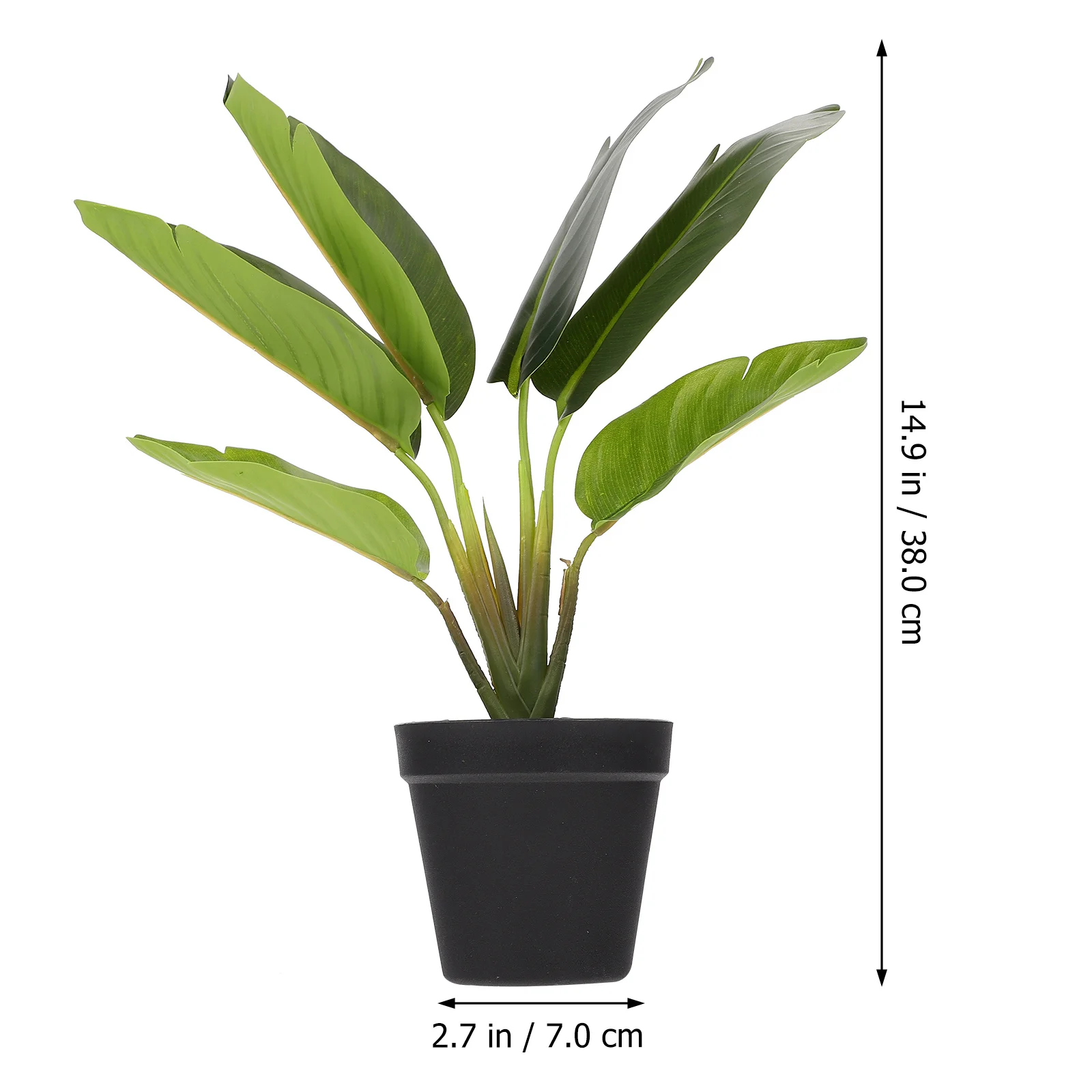 

1Pcs Simulation Green Plant Realistic Potted Plant Home Decoration Desktop Ornament Artificial Faux Bonsai Small Bonsai Decor