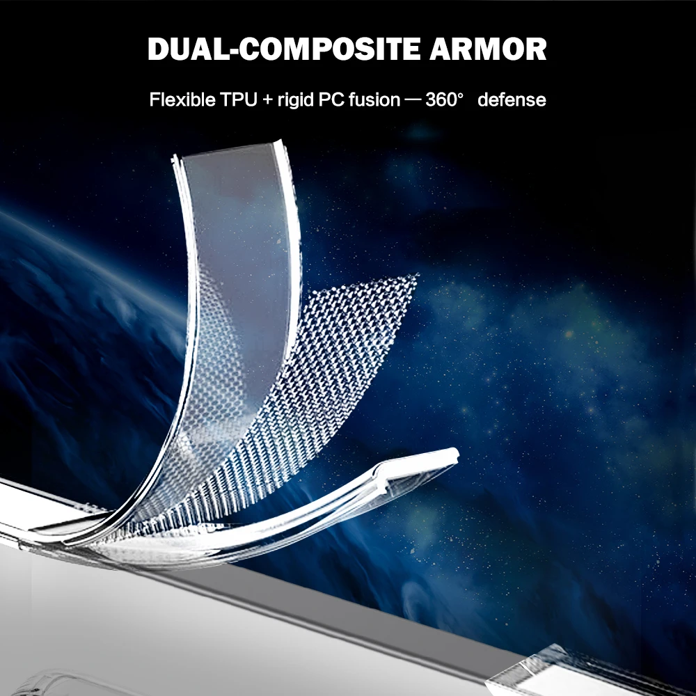 Funda Magnética Transparente para POCO F9 Ultra, F9 Pro, X8 Pro Max, X7 Pro, con Protección Antigolpes en las 4 Esquinas, Compatible con Carga Inalámbrica