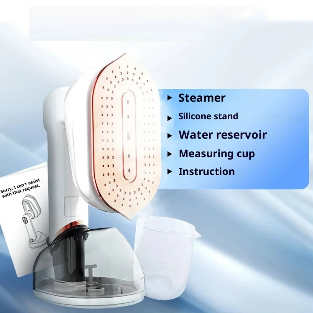 جهاز بخار للملابس من سبائك التيتانيوم 2025 مع شاشة عرض رقمية متعددة الأغراض مناسبة للمنزل والسفر قابس الاتحاد الأوروبي المحمول