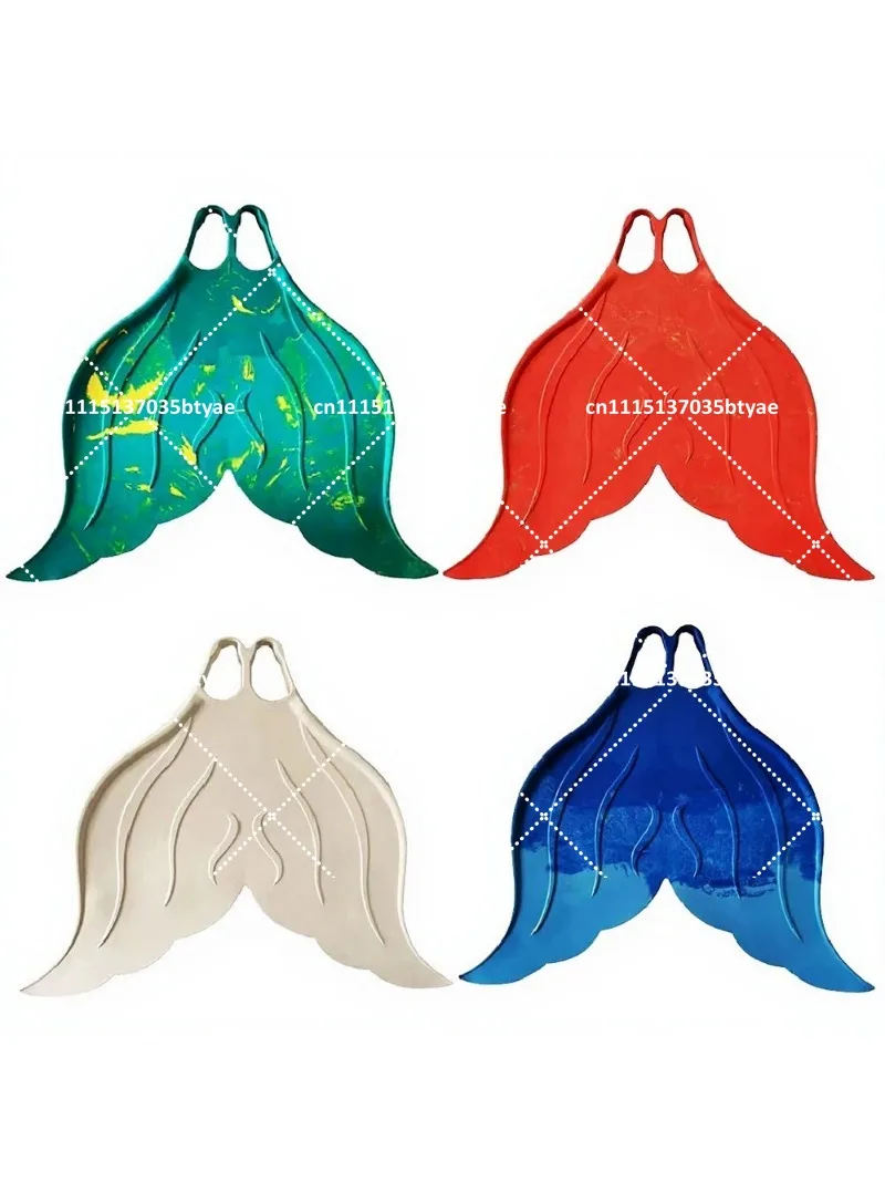 Mermaid Flippers for Adult Men Women Underwater Sports Fishtail Snorkeling Diving Monofin