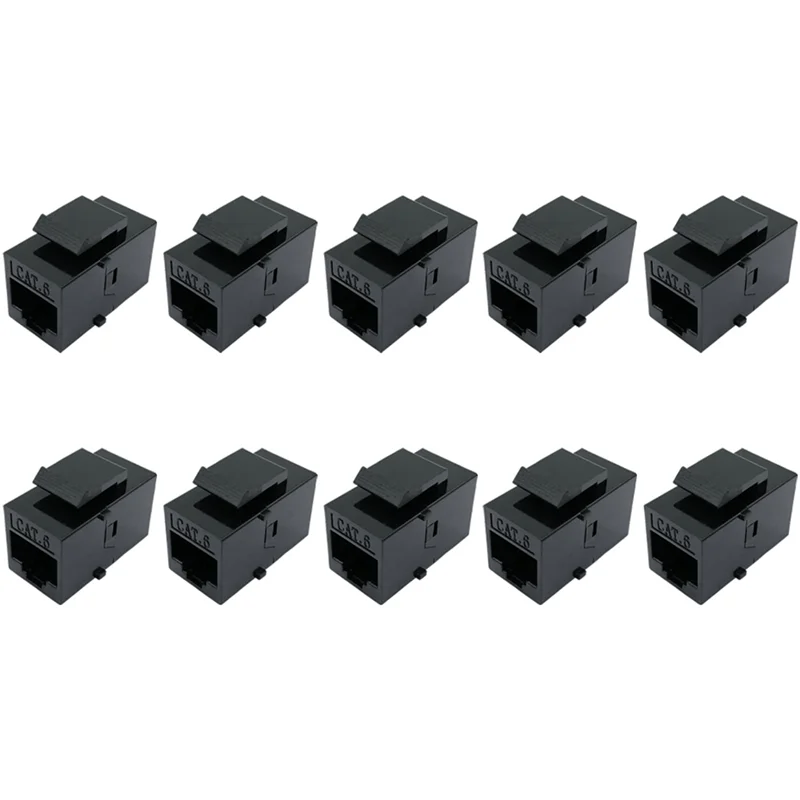 

RJ45 Cat6 Keystone Coupler UTP Keystone Inline Coupler Female To Female Cat6 Keystone Jack Cat6 Connector Easy Install
