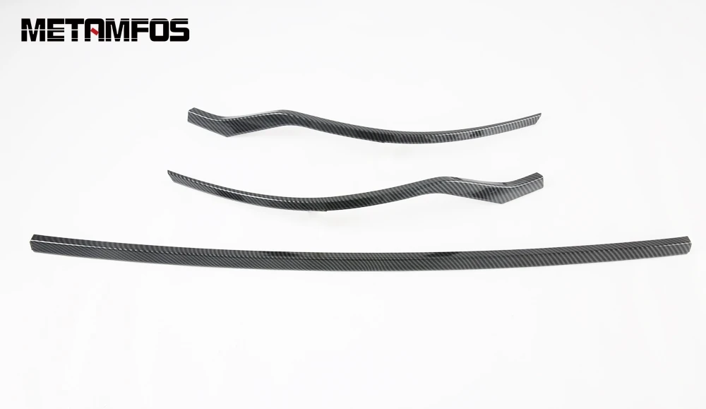 لشركة هيونداي توكسون NX4 2021-2022 2023 2024 ألياف الكربون شفة ممتصة للصدمات الخلفية طقم الجسم سبويلر الناشر حامي اكسسوارات السيارات #4