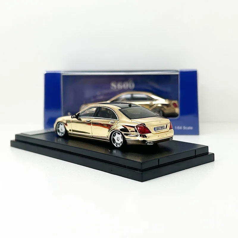 Street Weapon 1/64 Mercedes-Benz S-Class W221 S600L alloy car model