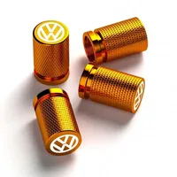 4PCS Car Wheel Tire Stem Valve Caps Covers for Volkswagen Rline GTI Golf Jetta Tiguan Scirocco Sagitar Touareg Magotan SR36