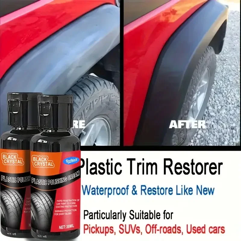 Plastic and Rubber Parts Repair Paste, Anti Cracking and Anti-aging Renovation Paste, Internal and External Polishing Wax