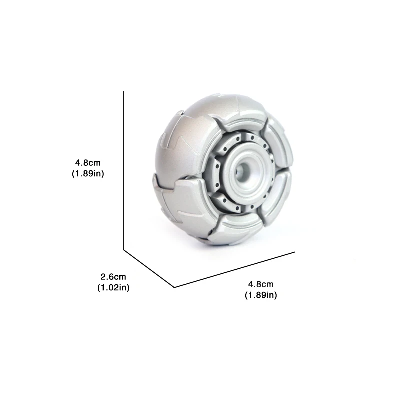 Armadura de explosión de Metal Fidget Spinner juguete de liberación de estrés de Metal giroscopio de explosión mejor Spinner rotación de alta calidad