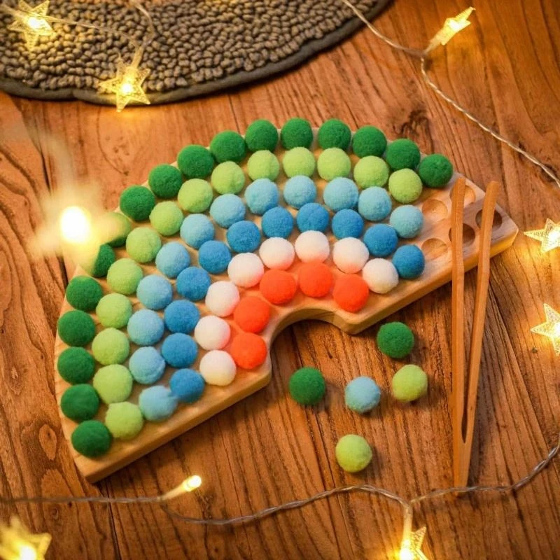 لعبة تعليمية لعبة الطاولة مجموعة مونتيسوري مضحك تحسين لوازم الذكاء 15UB #4