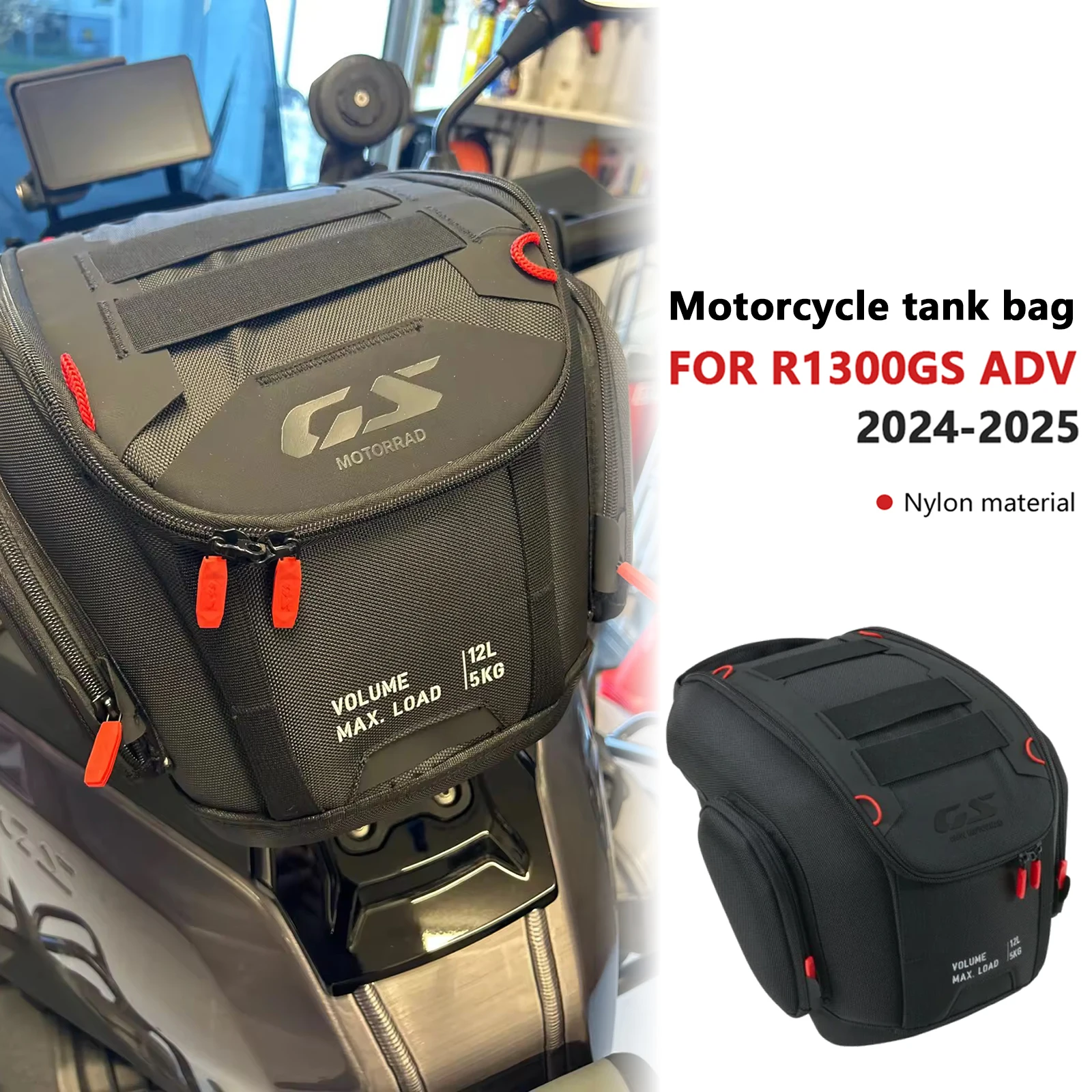

Новые аксессуары для мотоциклов, сумка на бак 12 л, багажник с быстрой блокировкой, гоночный рюкзак для R1300GSA R1300GS ADV R 1300 GS Adventure 2024 2025