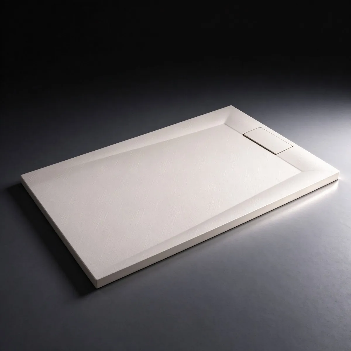Solid Stone Modern Anti Slip Hotel Shower Base Tray Custom Sizes 800 1600 MM Waterproof Tile Ready Shower Room Bathroom Floor