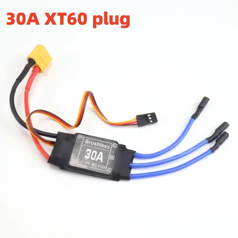 XXD Bürstenloser 30A ESC 2-4S Elektrischer Geschwindigkeitsregler mit 5V 2A BEC für Rc Multicopter Hubschrauber Flugzeug – Detail 4