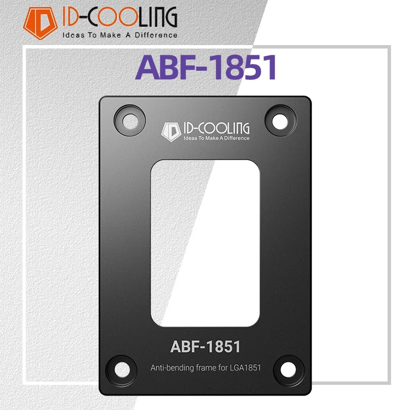 

ID Cooling ABF 1851 BLACK All Aluminum 15th Generation CPU Bend Correction Fixing Buckle Anti-Crush Bracket Plate Intel LGA1851
