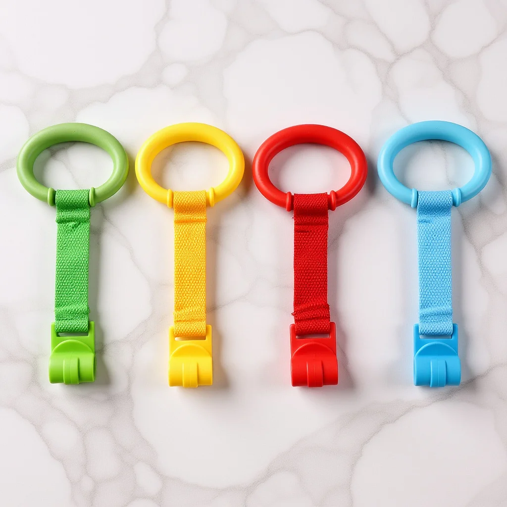 ポータブル幼児プルリング 4 個ベビースタンドアップウォーカーアシスタントトレーニングツール保育園ベビーサークル幼児発達おもちゃ