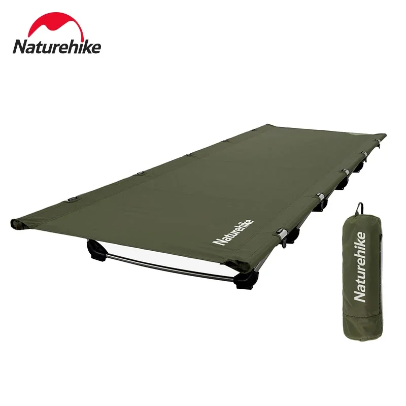 Naturehike Camping Bed Compact Ultralight Folding Bed Fishing Beach Travel Bed Outdoor Sleeping Cots Portable Camping Cot Xjc05