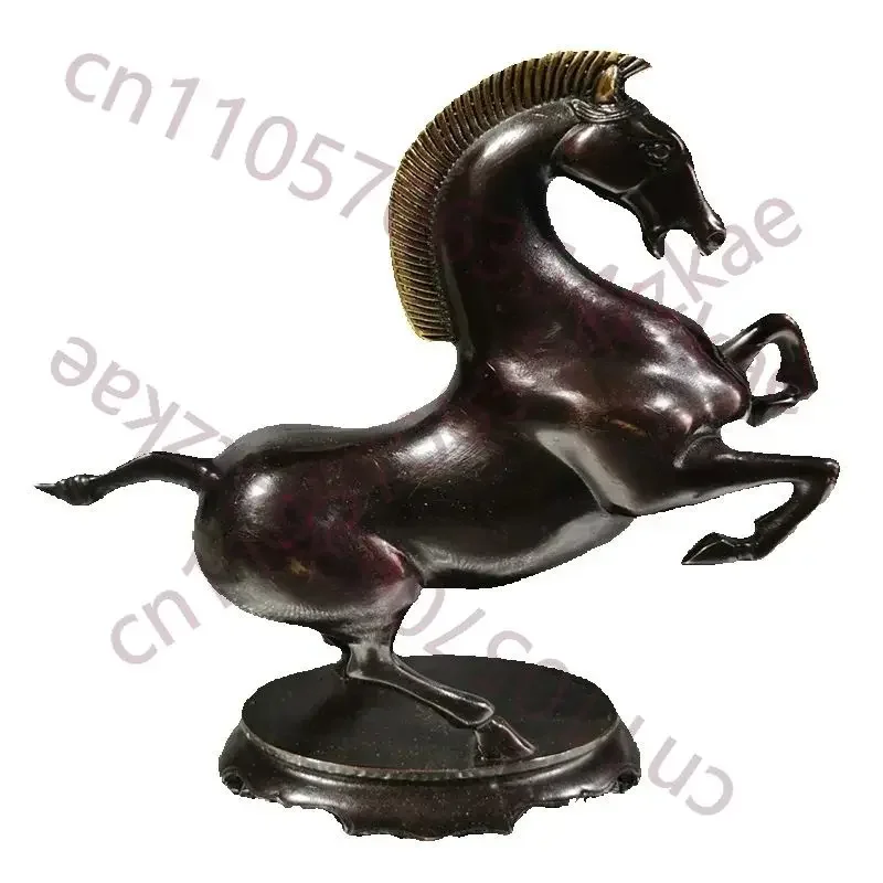 Chinese Folk Collection Pure copper collection living room galloping horse ornaments home with classical style home decoration