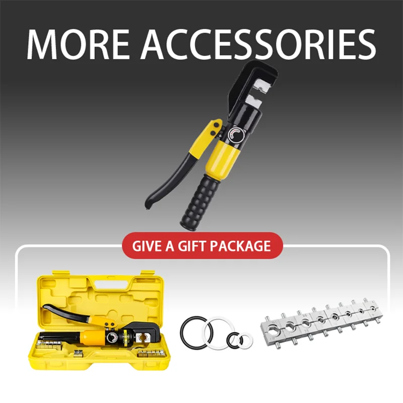 Strumento per crimpare cavi idraulici Piegatrice manuale a mano Terminale in alluminio rame Morsetto per pressa per cavi Utensile elettrico