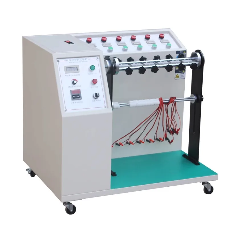 

Wire swing testing machine 180 degree plug lead wire bending life 360 repeated bending detector new