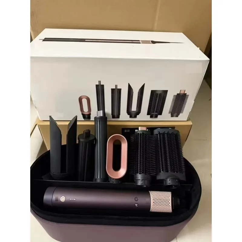 2025 hs09 Professional Multi Styler Travel Hair Dryer Hot Air Brush Hair Straightener Curling Wand-All-in-One Hair Styler