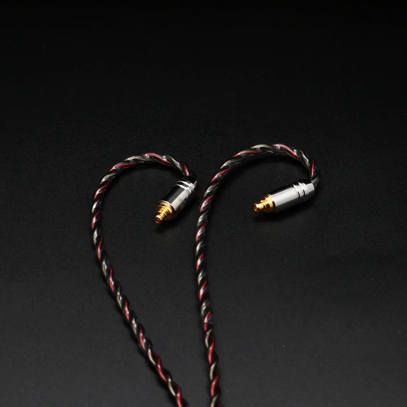 IvipQ-Cable de repuesto para auriculares HIFI 524 de 4 núcleos, con QDC/TFZ/0,78 2PIN/MMCX/IE900/N5005, para CIEM MK4 Moondrop TANCHJIM