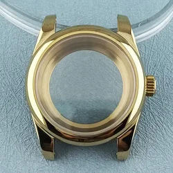 36mm 40mm Watch Case Polish Brush Sapphire Glass For NH35 NH36 Movement
