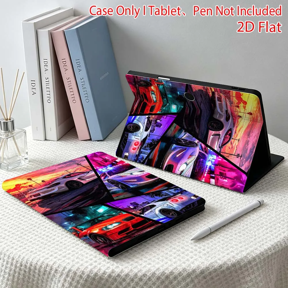 Luxury Sports Cars Soft For OPPO VIVO IQOO OnePlus Realme Pad 3 Pro 13 12.1 11.4 11 inch Pen Tray Tablet Case