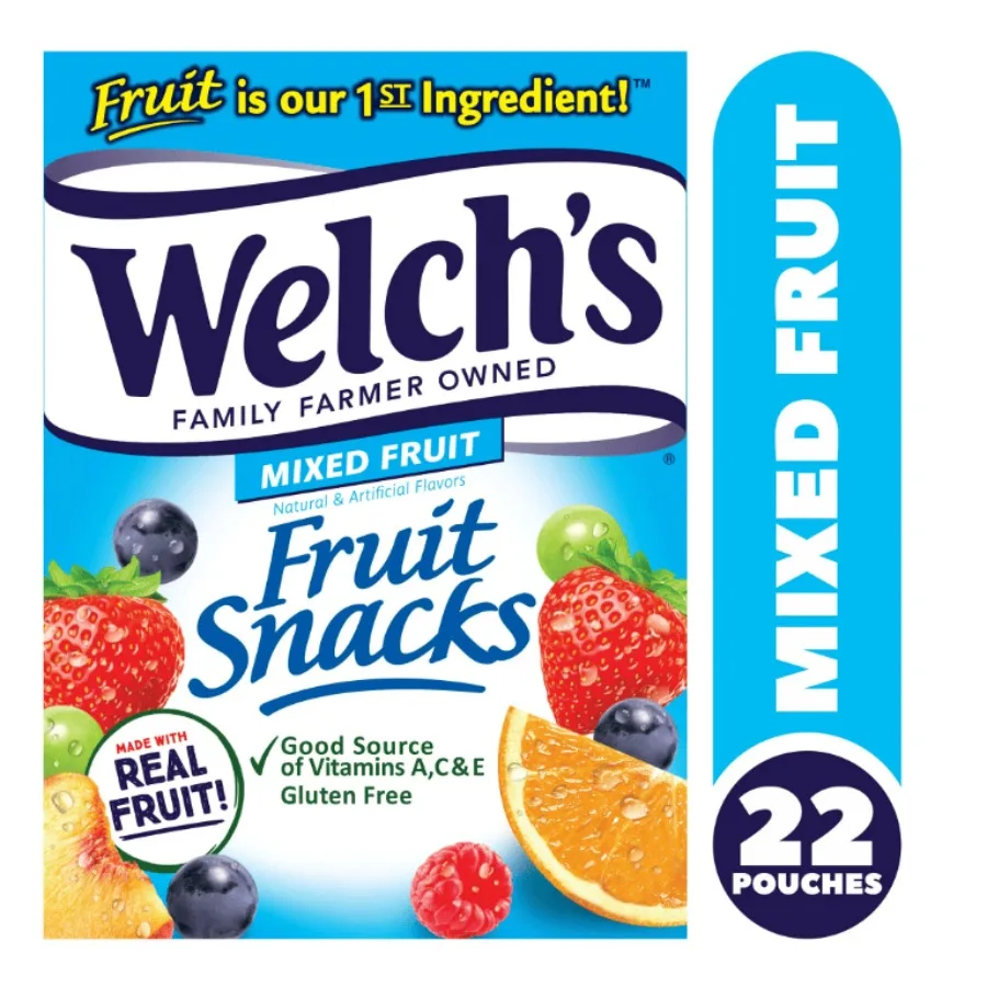

Welch's Made With Real Fruit Fruit Snacks Mixed Fruits 0.8 oz 22 Count