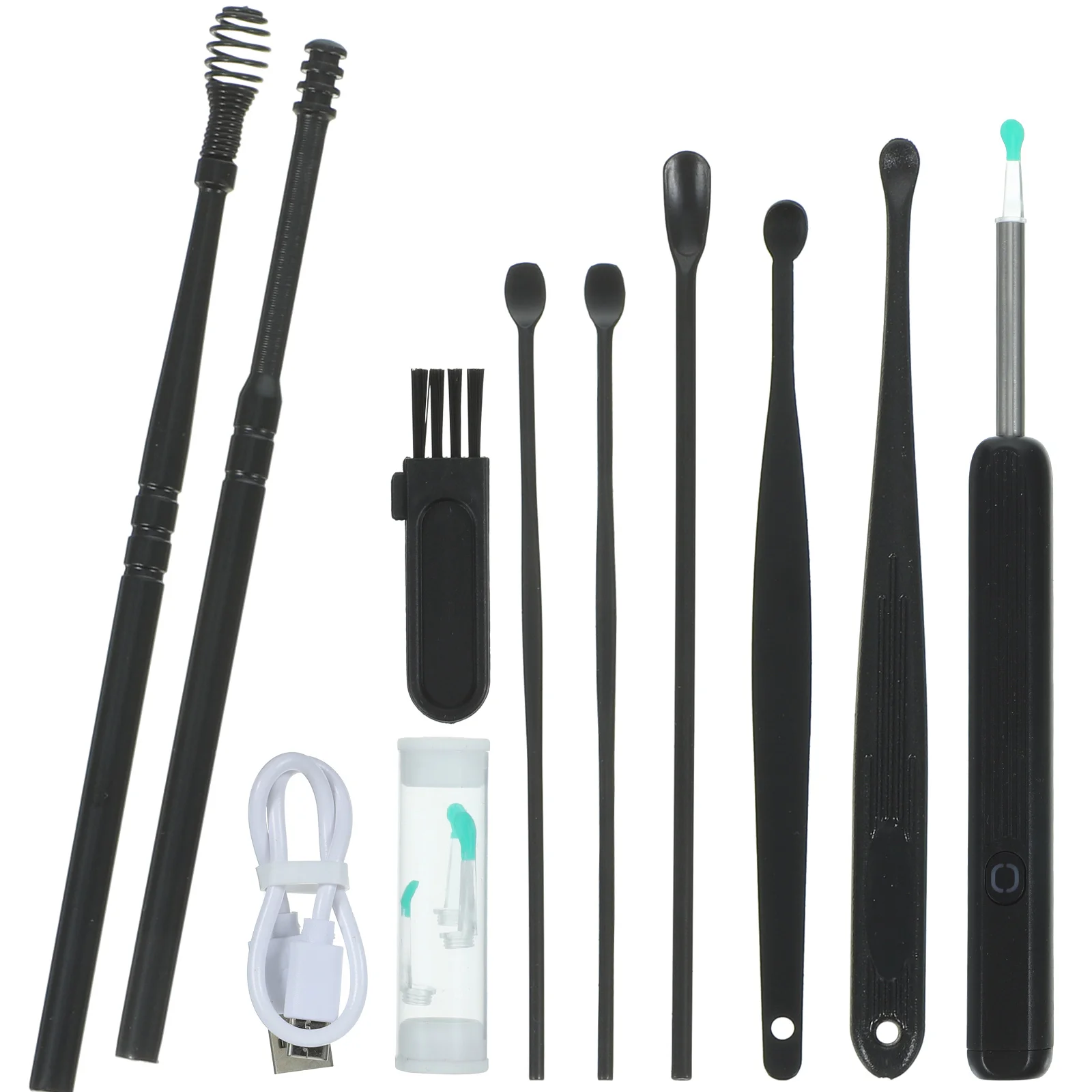 Intelligent Ear Spoon Cleaning Kit Wax Removal Tool Stainless Steel Material Cleansing Camera