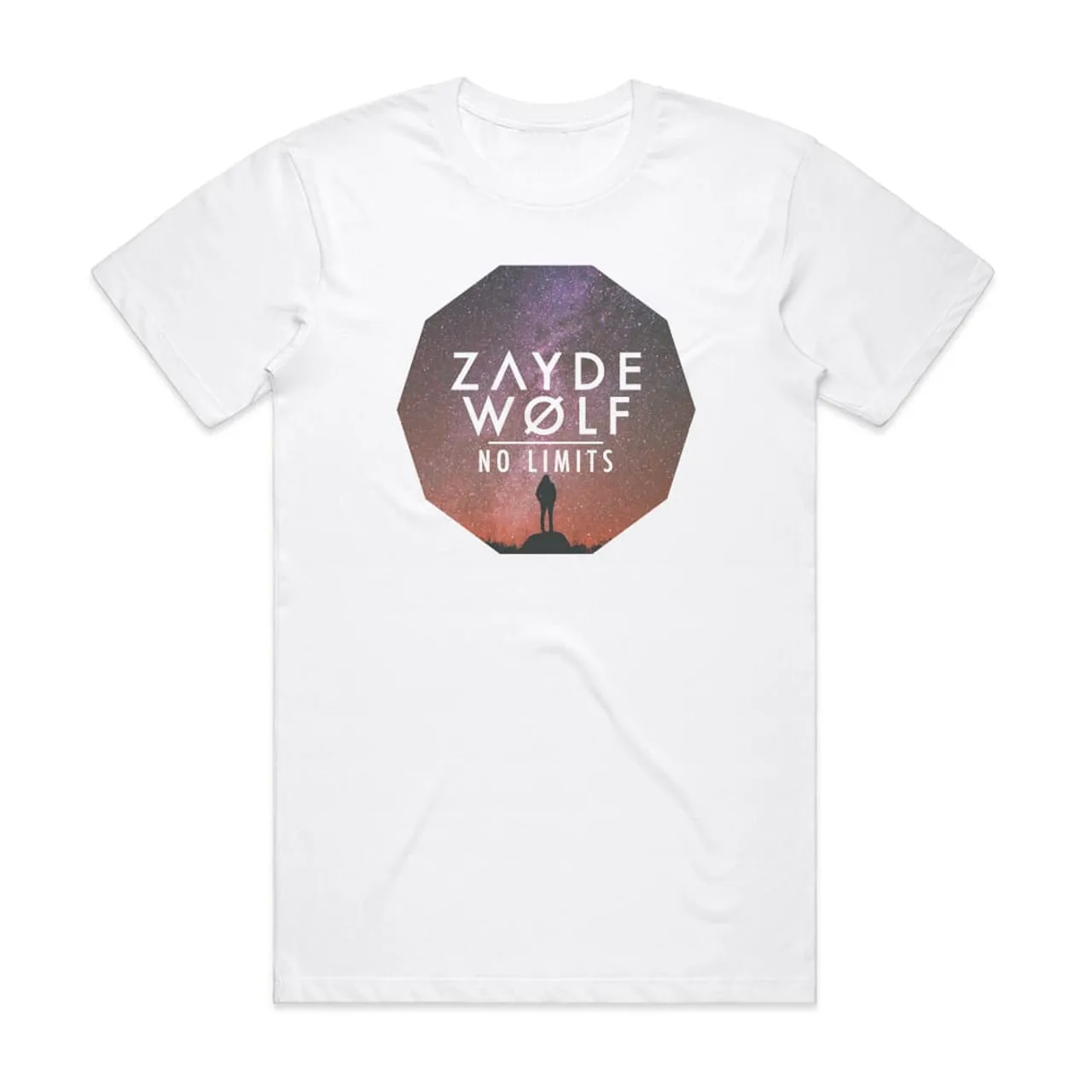 Zayde Wolf No Limits Album Cover T-Shirt White