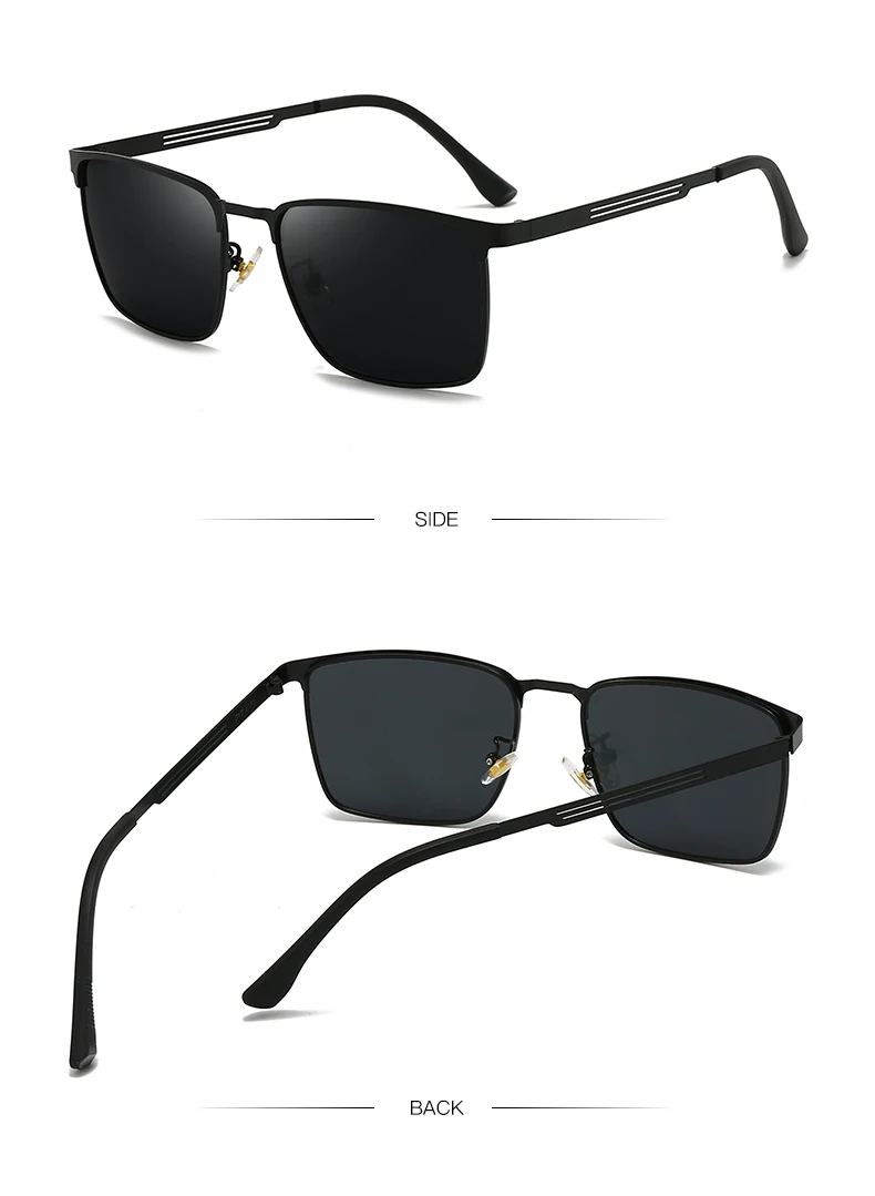 Neue ultraleichte Herren-Sonnenbrille im Business-Stil mit rechteckigen Rahmen, modisch für Outdoor-Fahren und Sonnenschutz 5150 – Detail 11