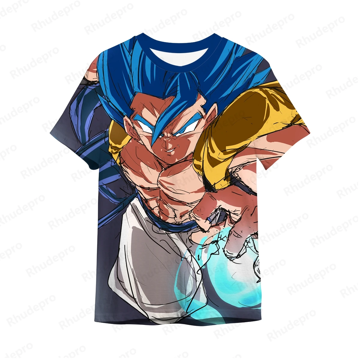 2025 جديد لعبة دراغون بول Z الرجال تي شيرت فيغيتا الرجال الصيف بلايز باردة غوكو موضة Harajuku نمط تي شيرتات قصيرة الاكمام جديد أنيمي القمم