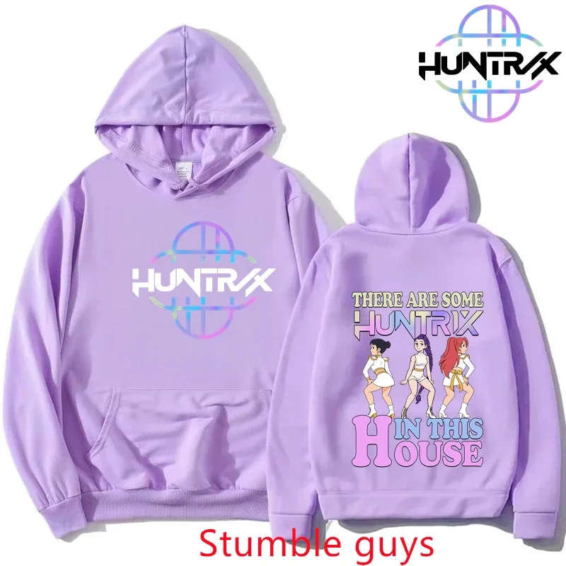 

Новая повседневная толстовка с капюшоном Kpop Demon Hunters, повседневная теплая куртка унисекс с героями мультфильмов аниме, осень-зима