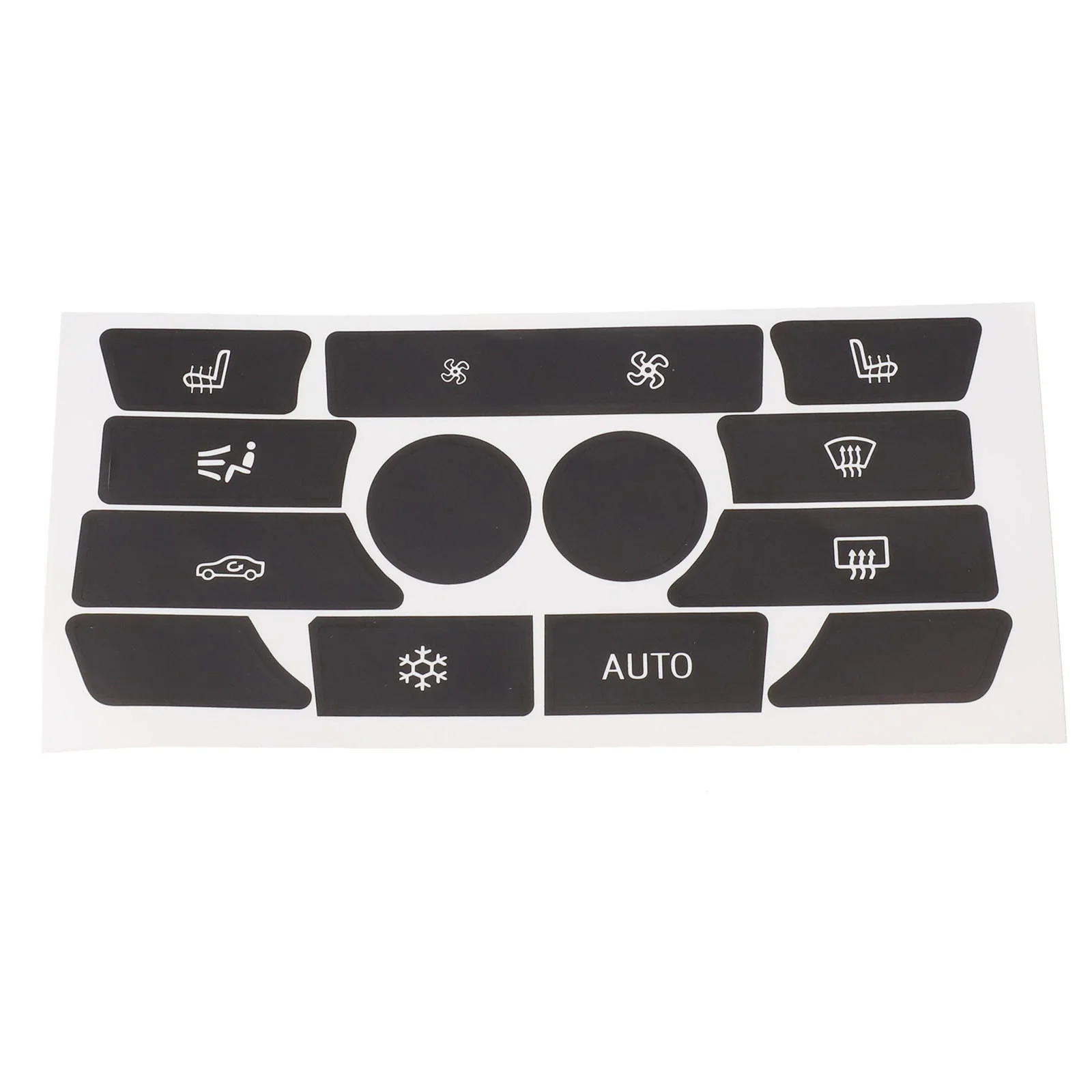 

Матовая черная сменная наклейка на кнопку кондиционера для BMW 5 серии F10 F11 F18 F07 F01 F02 F15 x6 серии