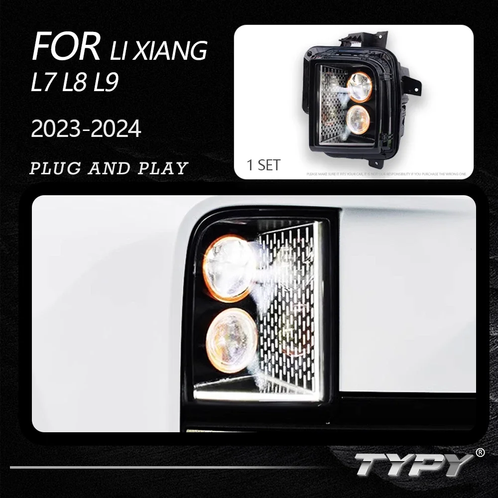 TYPY Dynamic Signal Head Lamp Auto Accessories Upgrade Modified New LED For Li Xiang/DEAL L7 L8 L9 2023-2024 Headlights