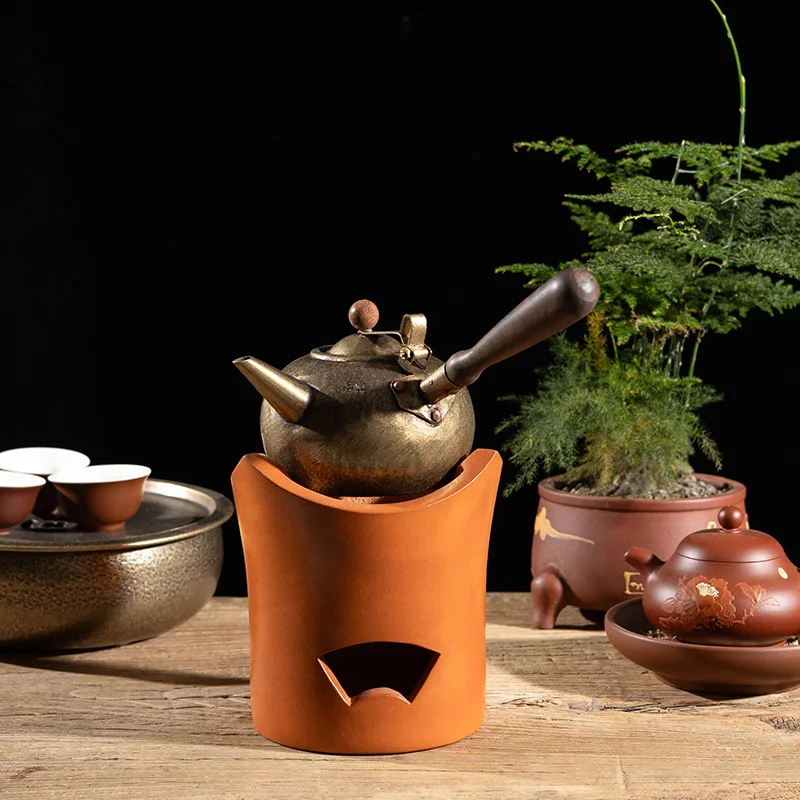 

Угольная печь Red Clay — специальное заваривание чая, чайный сервиз ручной работы, компактный и практичный ​