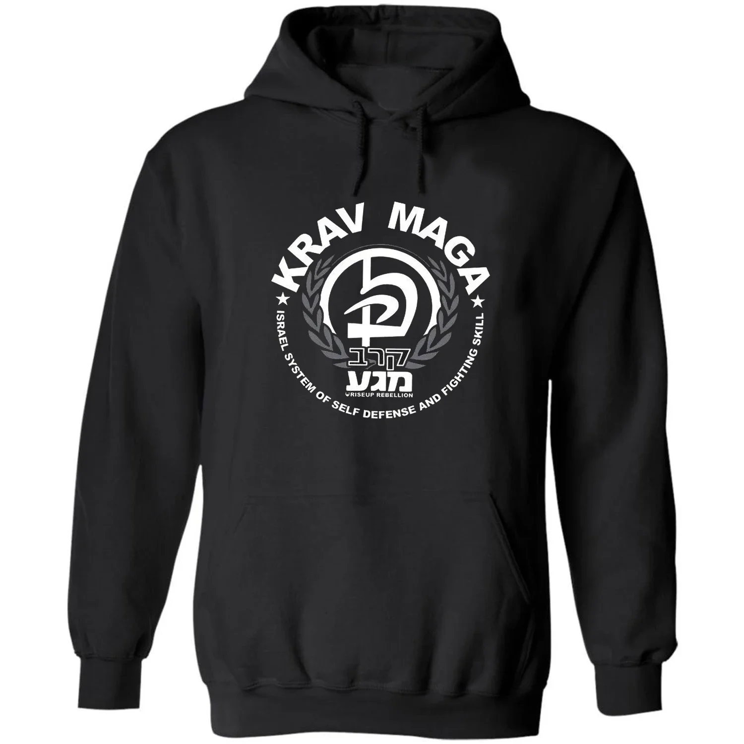 

Israeli Self-defense and Fighting System KRAV MAGA Pullover Hoodie 100% Cotton Comfortable Casual Mens Sweatshirts Streetwear