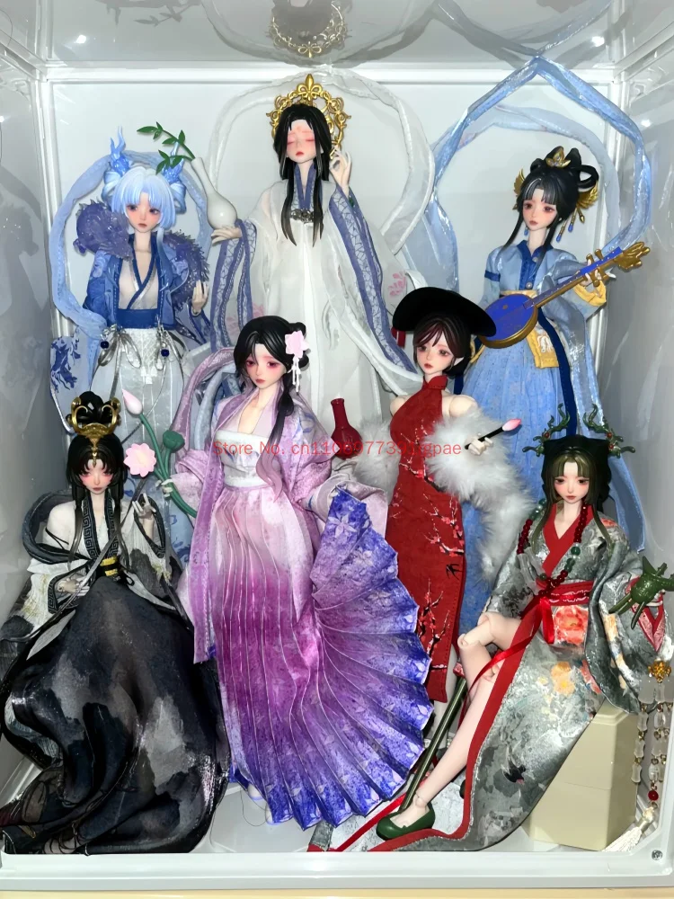 Neues Produkt: Trembling And Instant Wind Moon Series 1/6 BJD Blind Box Caixa Caja Anime-Figuren Puppen Desktop-Ornament Spielzeug Geschenk