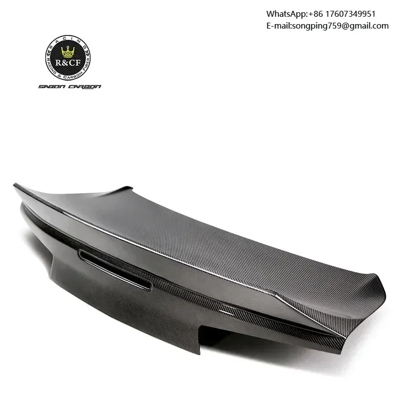 AC Style High Quality Carbon Fiber Rear Trunk Decklid  for Chevrolet Camaro Gen 6 ZL1 SS