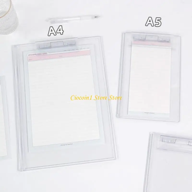 

A3PC Clipboard, Acrylic Transparent Clipboard Paper Holder Writing Board