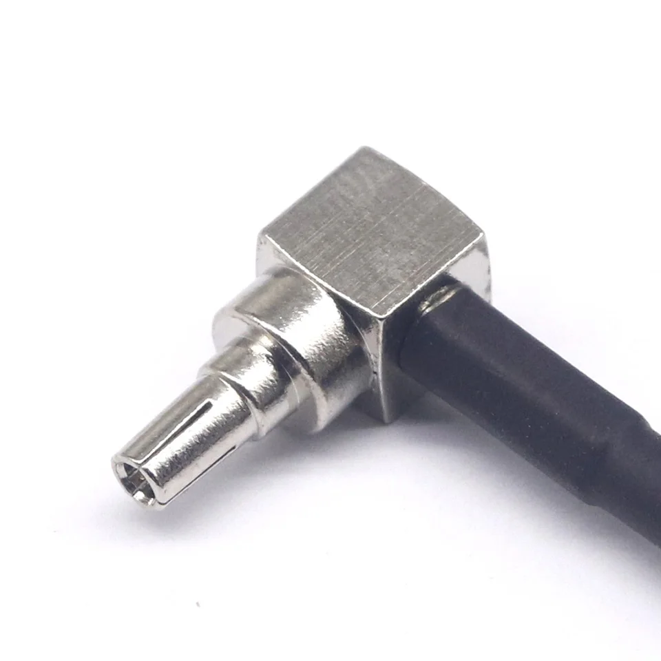 TS9J/CRC9JW to FK RF cable RG174 TS9 male bend to F female TS9J male bend to F female 15CM full copper high frequency cable