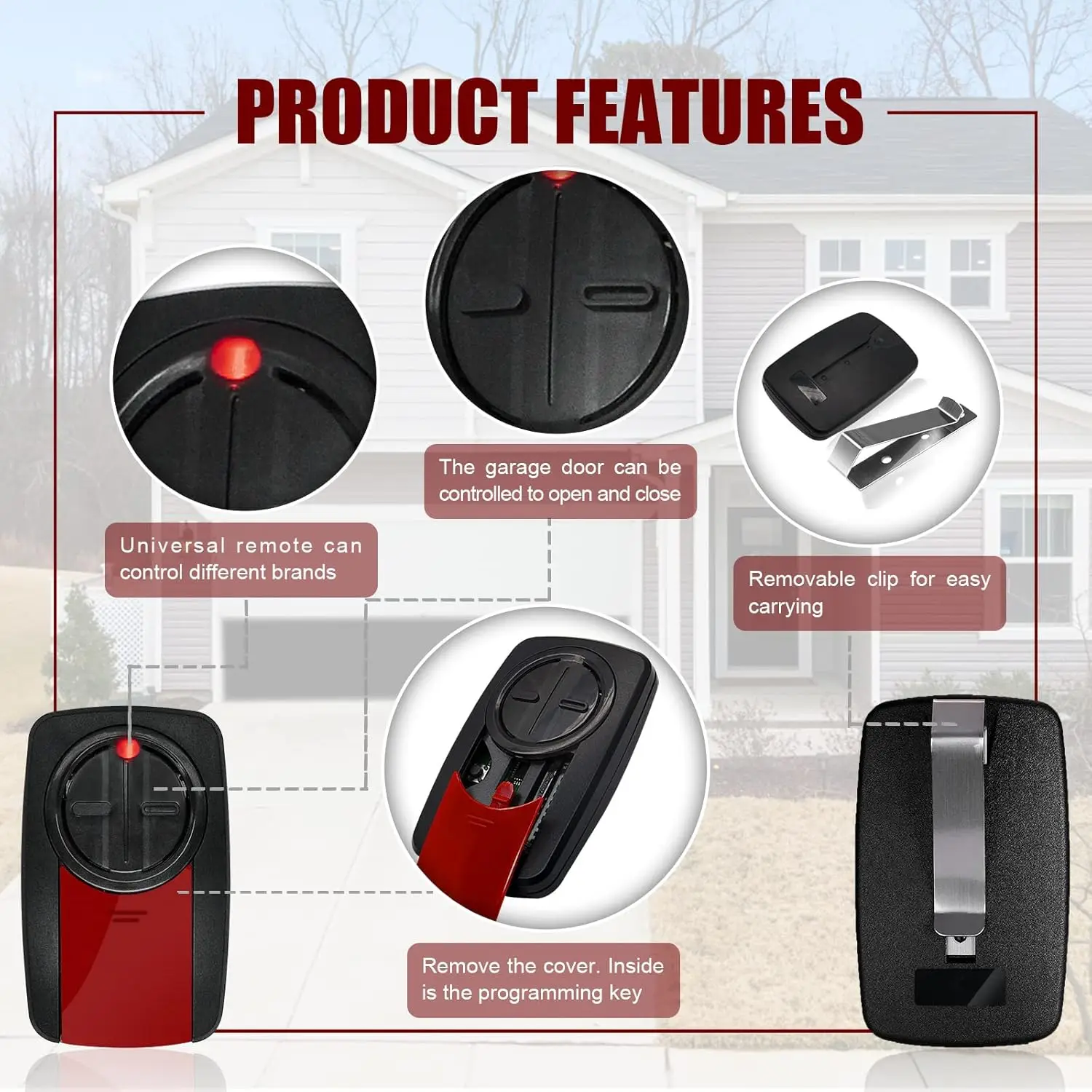 Remote Control For Security+ 2.0 Tribland 891LM 373LM 973LM 81LM Replacement Remote Control