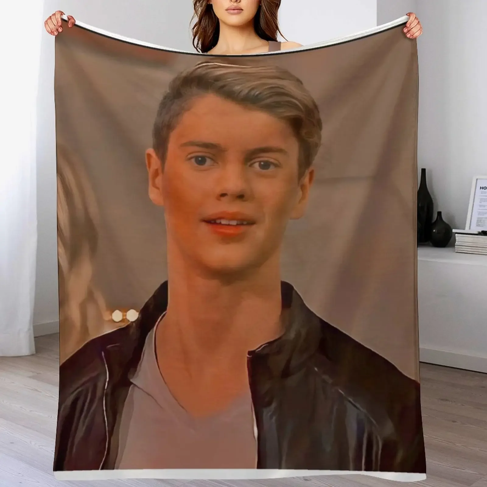 

Henry Hart Throw Blanket Flannel Fabric Winter beds manga Sofa Quilt Blankets