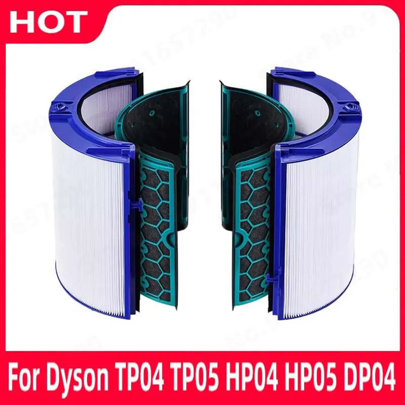 Juego de filtros Hepa de repuesto para Dyson, purificador de aire, limpieza del hogar, aire fresco, TP04, TP05, HP04, HP05, DP04