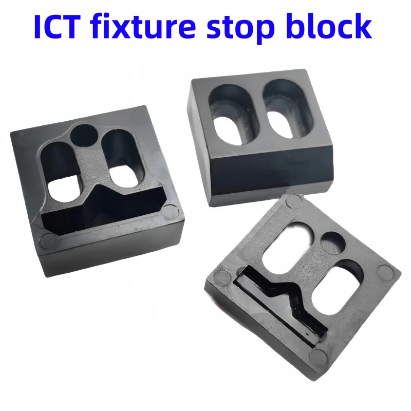 1PCS ICT Fixture Block ATE Tooling Black Positioning Block Functional Fixture Test Rack Plastic Block 25*25*8mm/10mm/15mm block