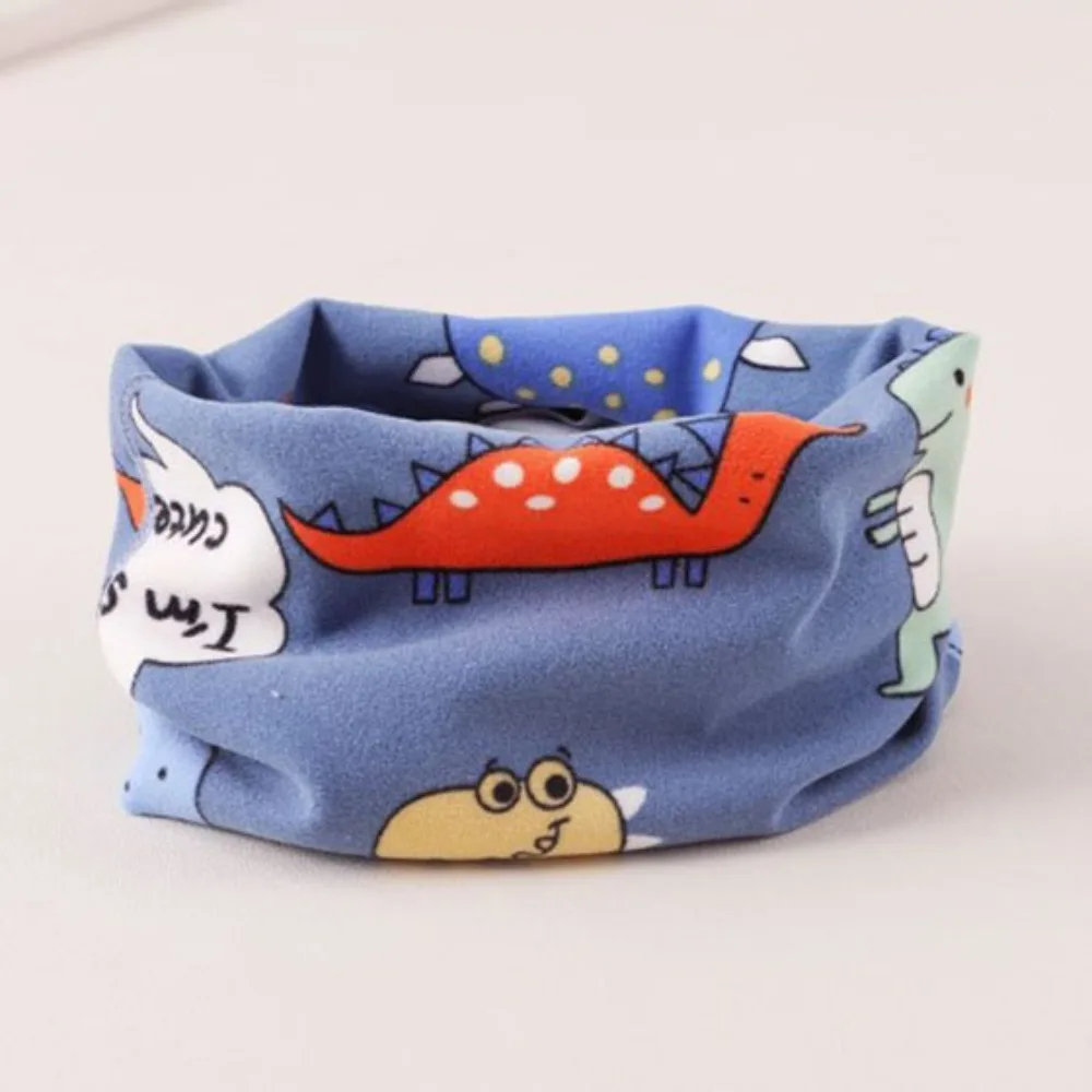 Soft and Skin Friendly 0-12years Winter Kids Scarf Windproof Breathable Cotton Children Warmer Neck Scarf Warm Dacron