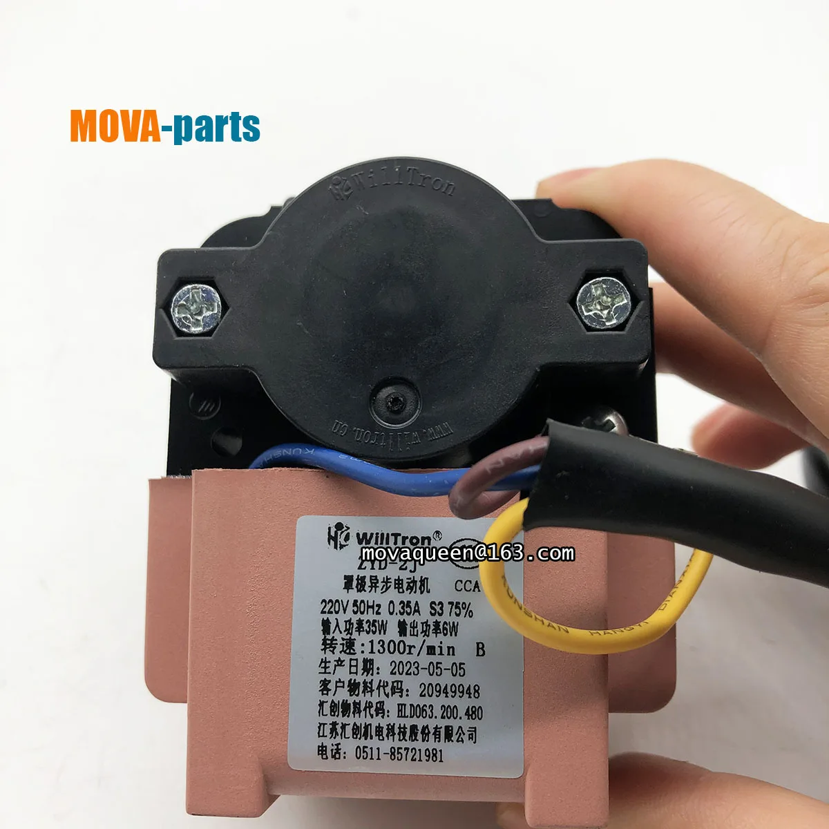 Freezer Parts Front Fixation 220V 0.35A 35W 1300r/min ZYD-2J Motor For Hisense Freezer Midea Aucma Refrigerator BAIXUE Freezer