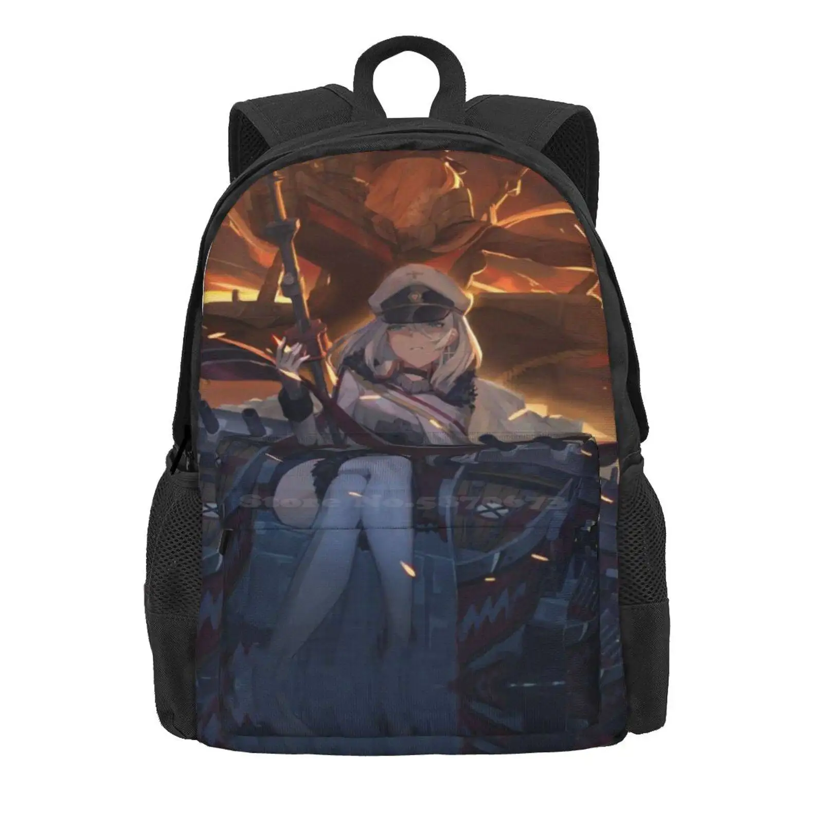 Azur Lane - Bismarck Hot Sale Schoolbag Backpack Fashion Bags Azur Lane Design Azur Lane Art Azur Lane Novel Azur Lane Books