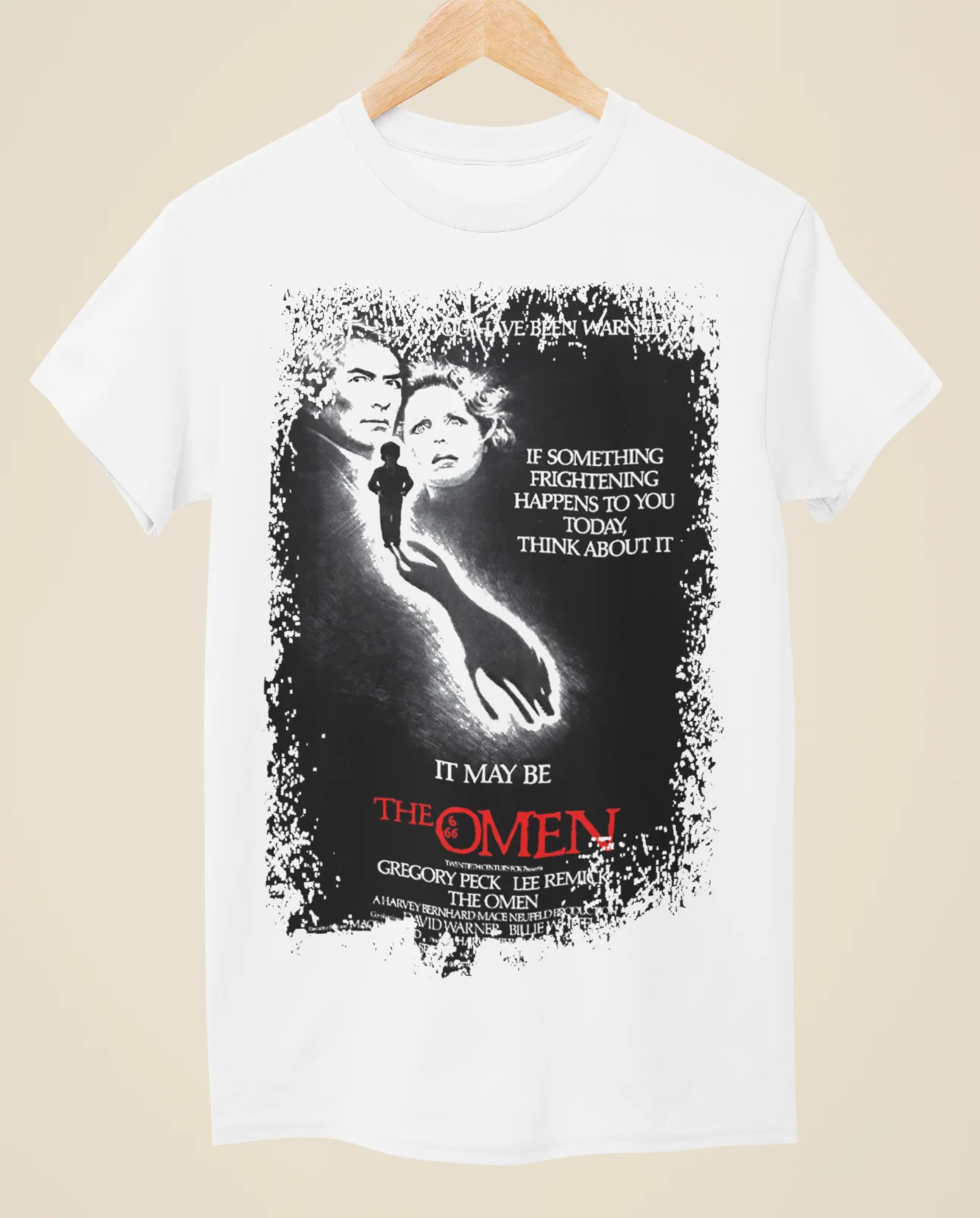 The Omen - Movie Poster Inspired Unisex White T-Shirt