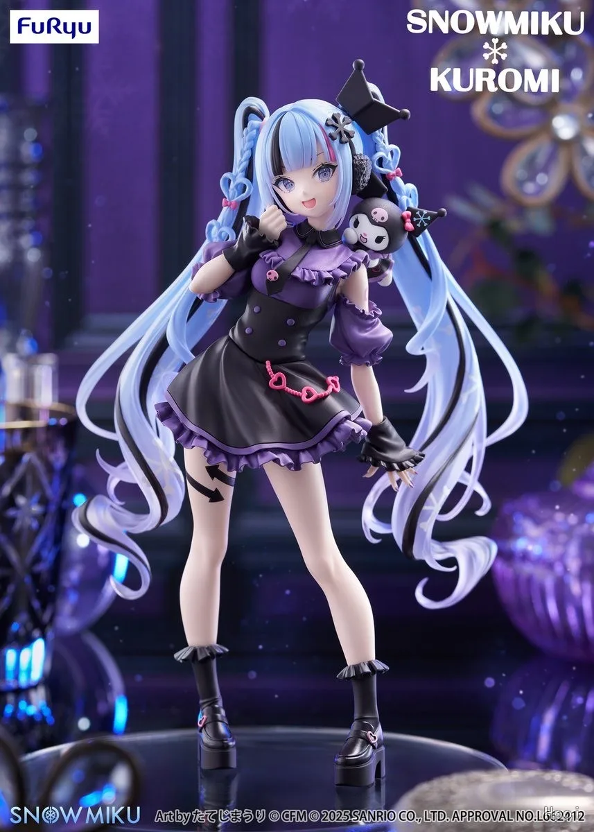 In Stock Original FuRyu Trio-Try-iT Snow Miku X Kuromi Hatsune