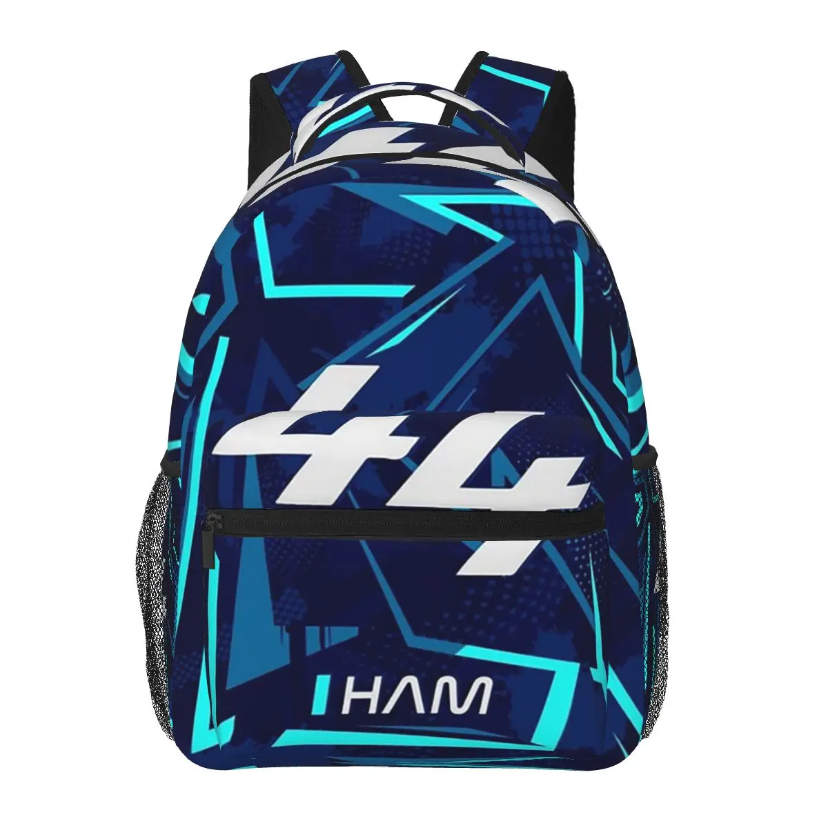 Lewis Hamilton 44 - F1 2024 Backpacks Boys Girls Bookbag Children School Bags Cartoon Travel Rucksack Shoulder Bag